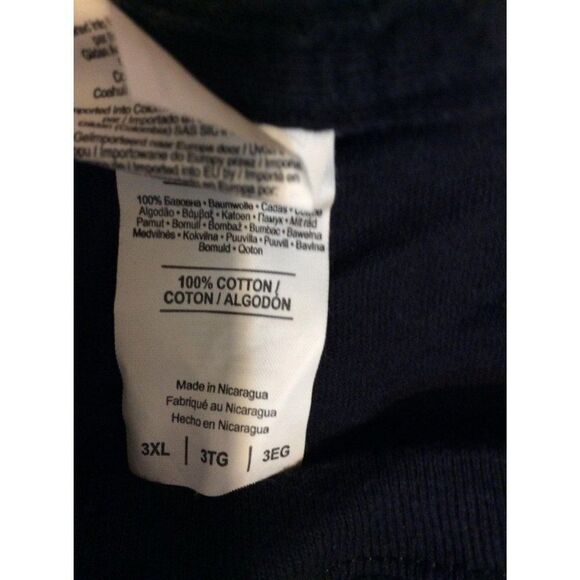 Gildan Mens Keep A Smile Short Sleeve Tee 3XL Black - Picture 3 of 3